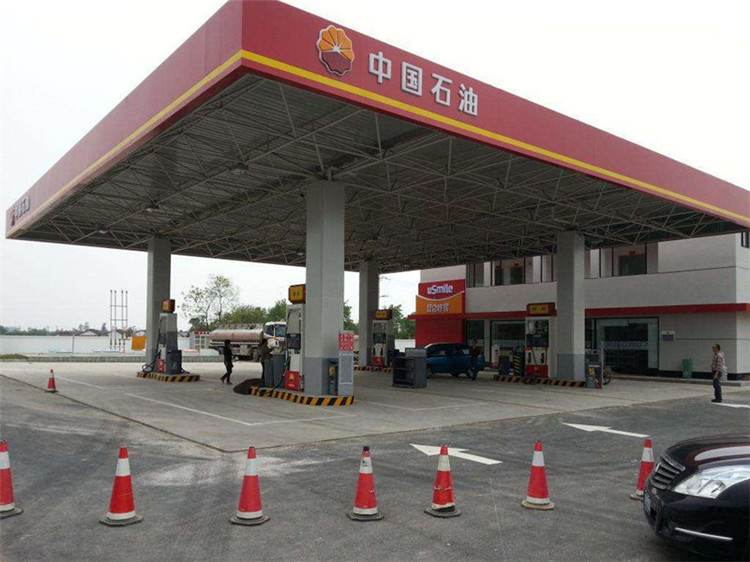 湖州加油站钢结构网架案例20