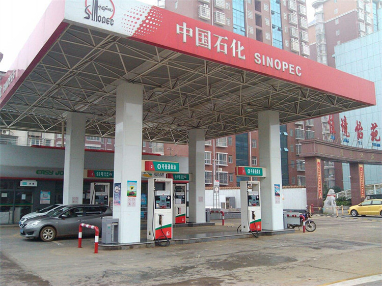 湖州加油站钢结构网架案例4