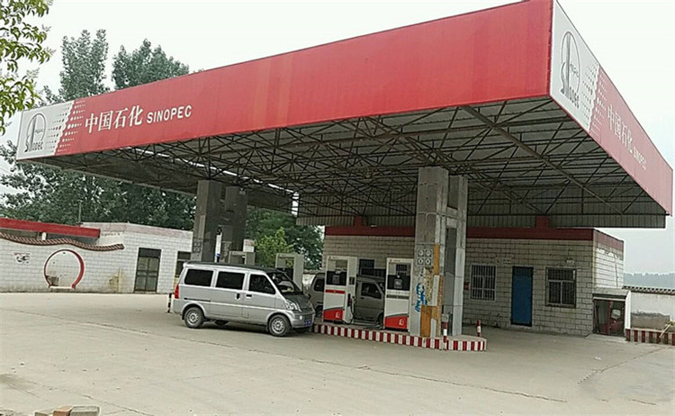 湖州加油站钢结构网架案例5